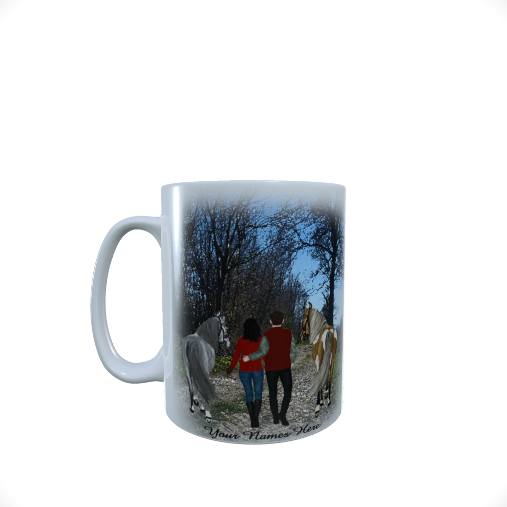 Horse Riding Custom Horse Mug, Personalised Mug, Design Your Own